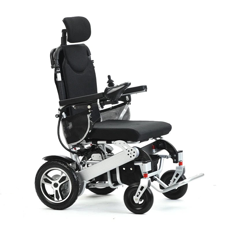 

Premium Cushion Backrest Aluminum Alloy Electric Wheelchair Reclining Power Wheelchair for Disabled