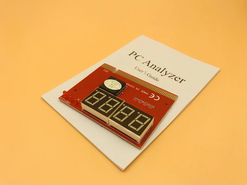 PC Yzer Post Kartu Komputer PCI Kartu Pos Papan Utama LED 4-Digit Diagnostik Plastik Logam Stabilitas Tinggi Express kartu