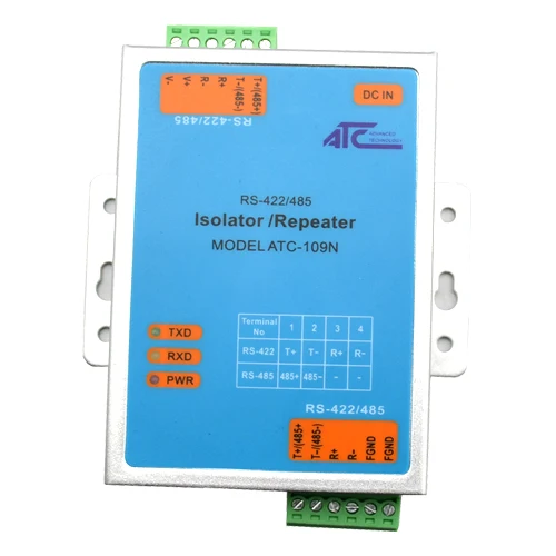 Repetidor RS485, receptor de mejora de señal 485, amplificador de aislador 422, extensor de ATC-109N