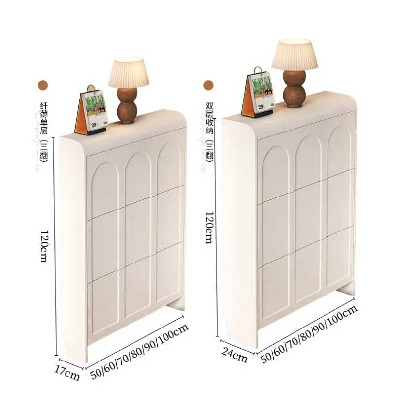 Zapatero de salón, muebles para sala de estar, estante Miravia, armario de almacenamiento, organizadores de zapatos móviles, gabinete de almacenamiento, cajón de madera en vivo