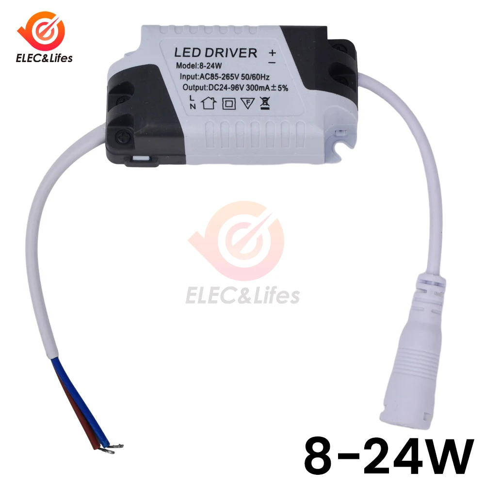 LED Constant Current Driver AC 85-265V 3-4W 4-7W 8-12W 12-18W 18-24W 24-36W Power Supply Adapter Transformer for Panel Light