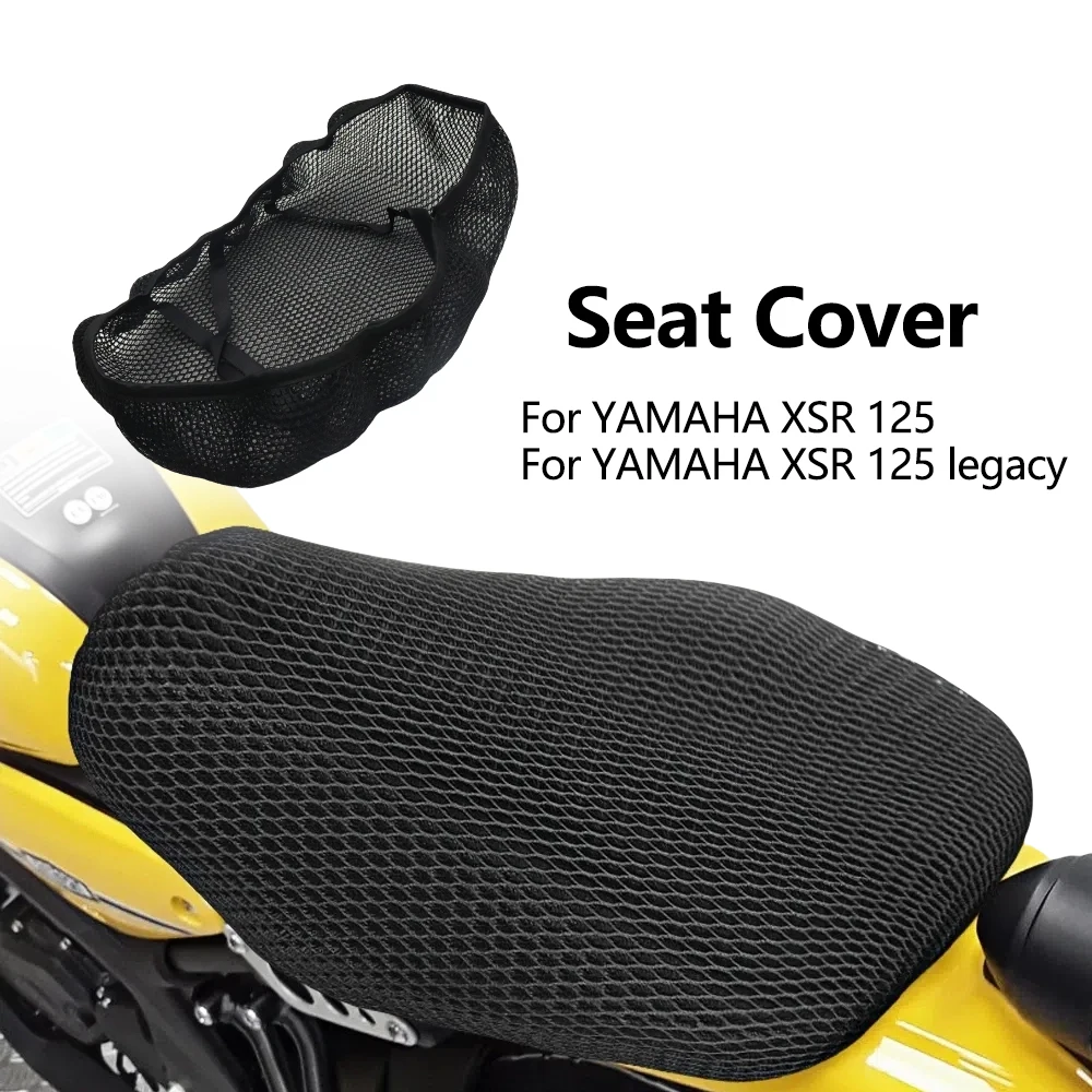 

Для YAMAHA XSR125 XSR 125, аксессуары для мотоциклов, 3D сетчатая тканевая подушка, дышащий водонепроницаемый защитный чехол на сиденье