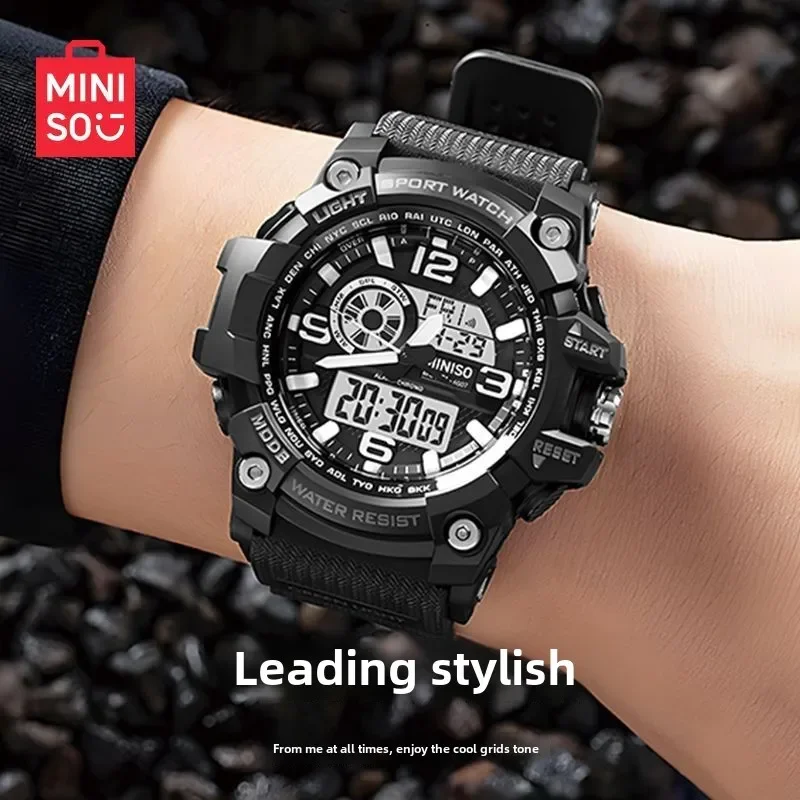 Miniso Orginal Multi-function Sports Waterproof Luminous Watches