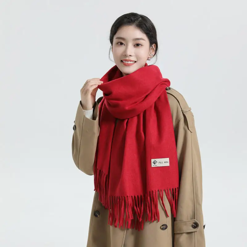 وشاح من الصوف طالب الخريف الشتاء شرابة رشاقته الدفء يندبروف تنوعا موضة حسن المظهر المشاعر لينة لزجة امرأة شال