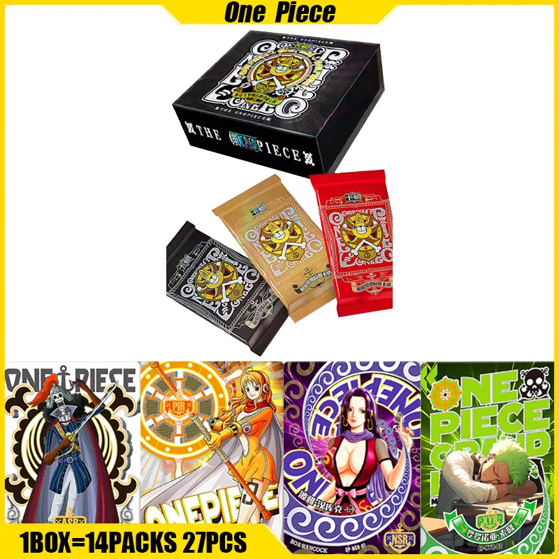 KADU One Piece Cards Treasure Hunting Anime Collection Cards Mistery Box Board Games Toys Birthday Gifts for Boy and Girls