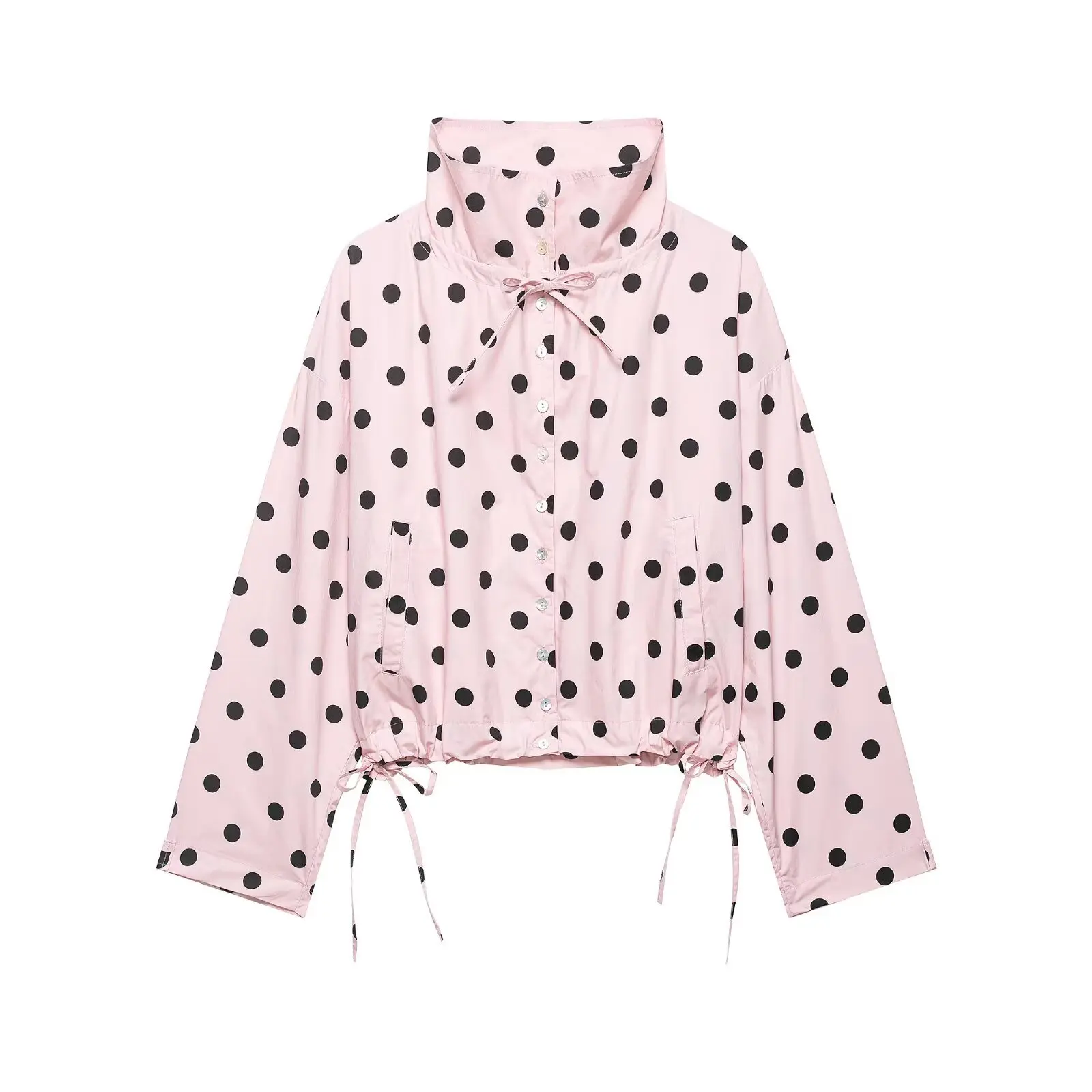 

Women's Fashion Casual Polka Dot Coat QFI4