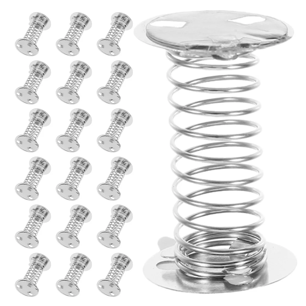 

40Pcs Car Dashboard Spring Base Stability Enhancing Wobble Mount Interactive Car Ornament Holder Metal Spring Accessory