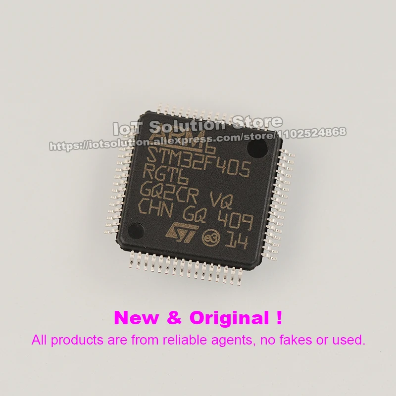 STM32F405RGT6 LQFP-64 10x10x1,4 mm STM32F405RGT6TR