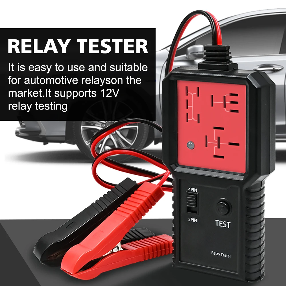 Car Relay Tester 12V Electronic Automotive Relay Tester Universal For Auto Diagnostic Tools Automotive Accessories