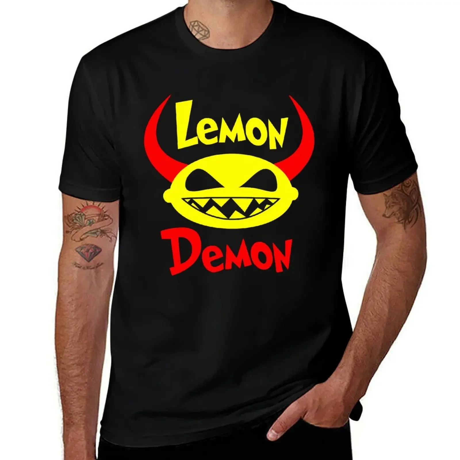 Lemon demon merch T-Shirt man t shirt Funny t-shirt football t shirt blanks anime shirts men