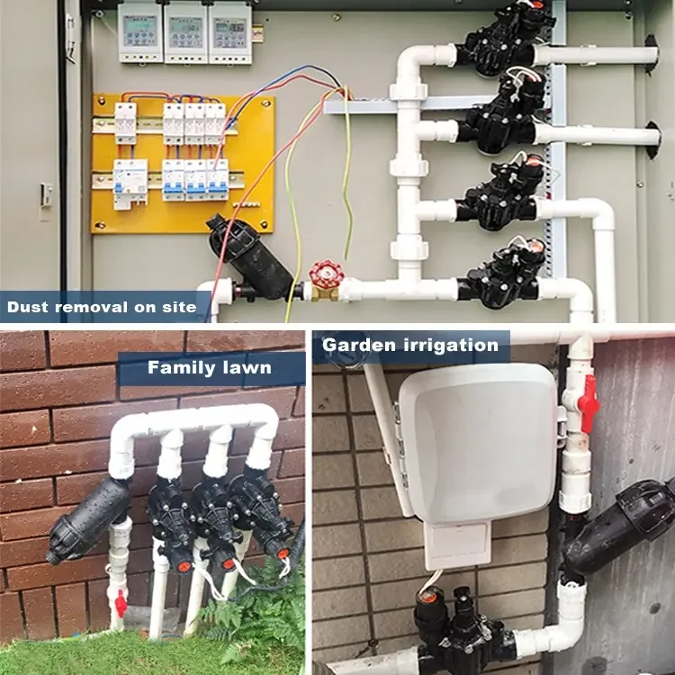Valvola di regolazione automatica della pressione dell'irrigazione agricola Elettrovalvola di irrigazione da 3 pollici per sistema di irrigazione del giardino agricolo