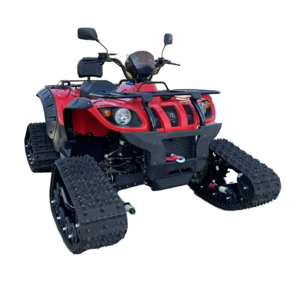 500CC 4 Stroke Full Track Snowmobile, 2 Seater Electric Start, For Deep Snow Mountain Rescue Entertainment