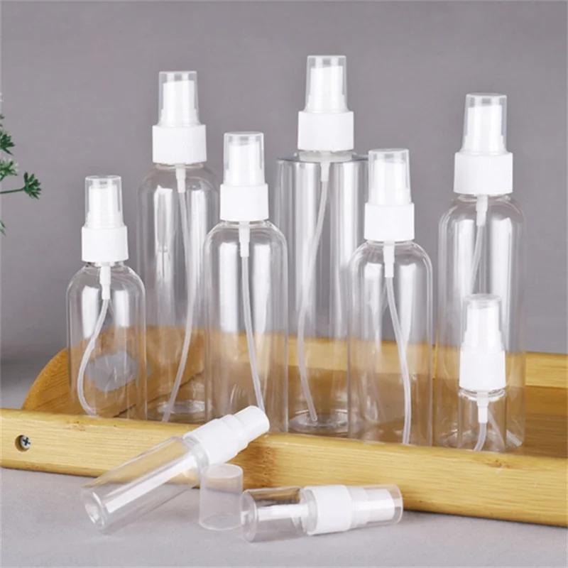

Прозрачные пустые флаконы-распылители, многоразовые флаконы для парфюма, 50 шт., 10 мл, 30 мл, 50 мл, 100 мл