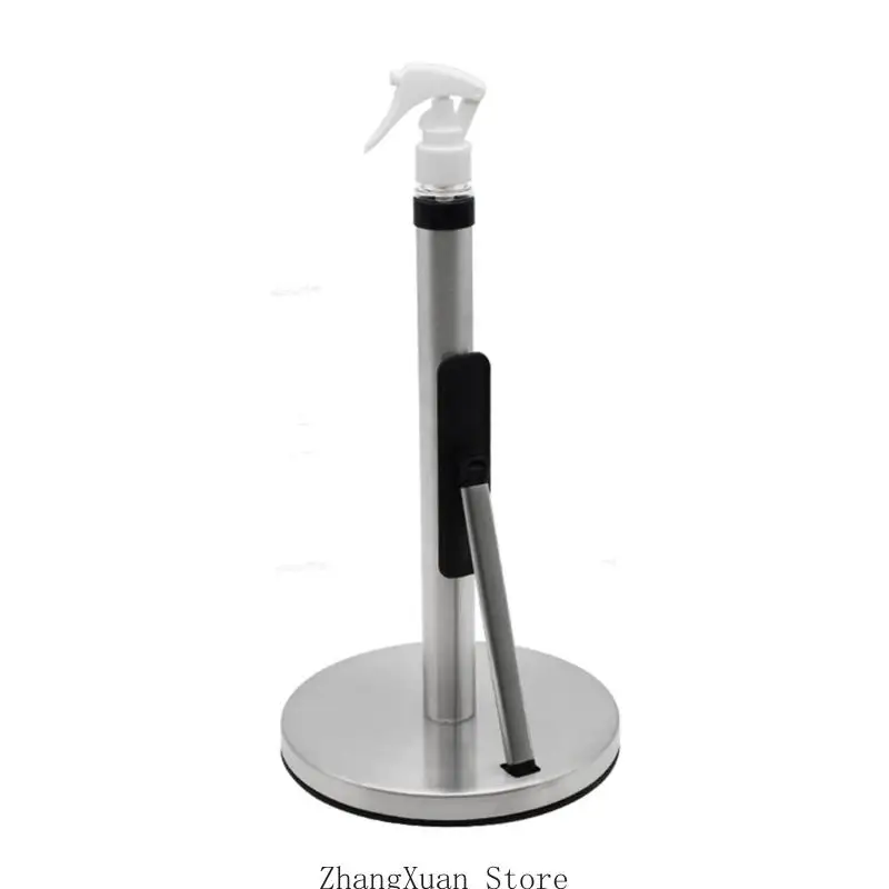 Flexible multiple Purpose Paper Towel Support And Cleaning Bottle Stand For Small Areas 3XUF