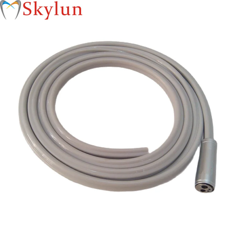 SKYLUN 10PCS Dental 4 holes Handpiece Tubing with connector Composites high Speed handpiece tube tubing Silicone pipe  SL1111