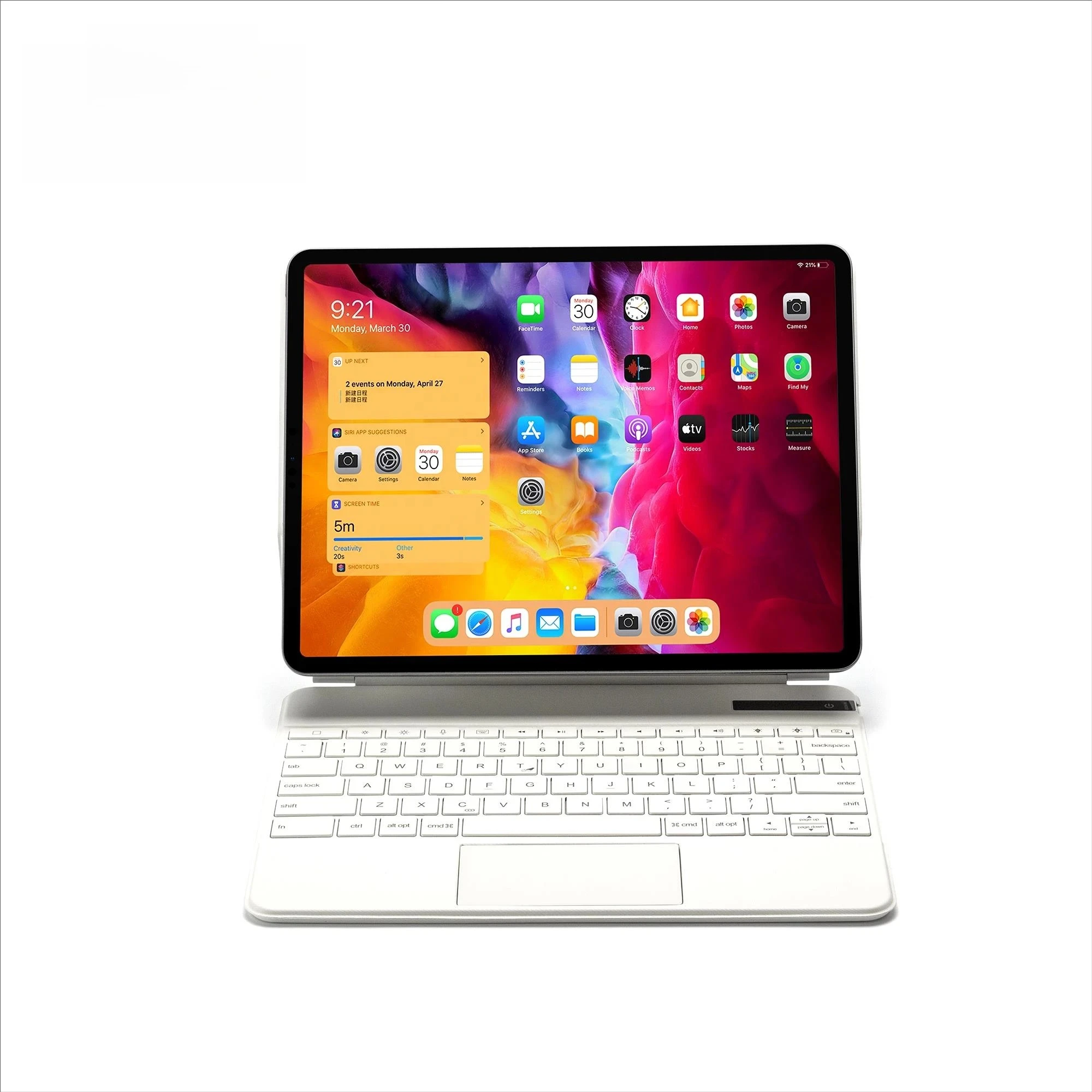 

Ready Stock Gateron Wireless Magic Keyboard Magnetic Smart Trackpad Custom Language for iPad Pro 12.9 Inch