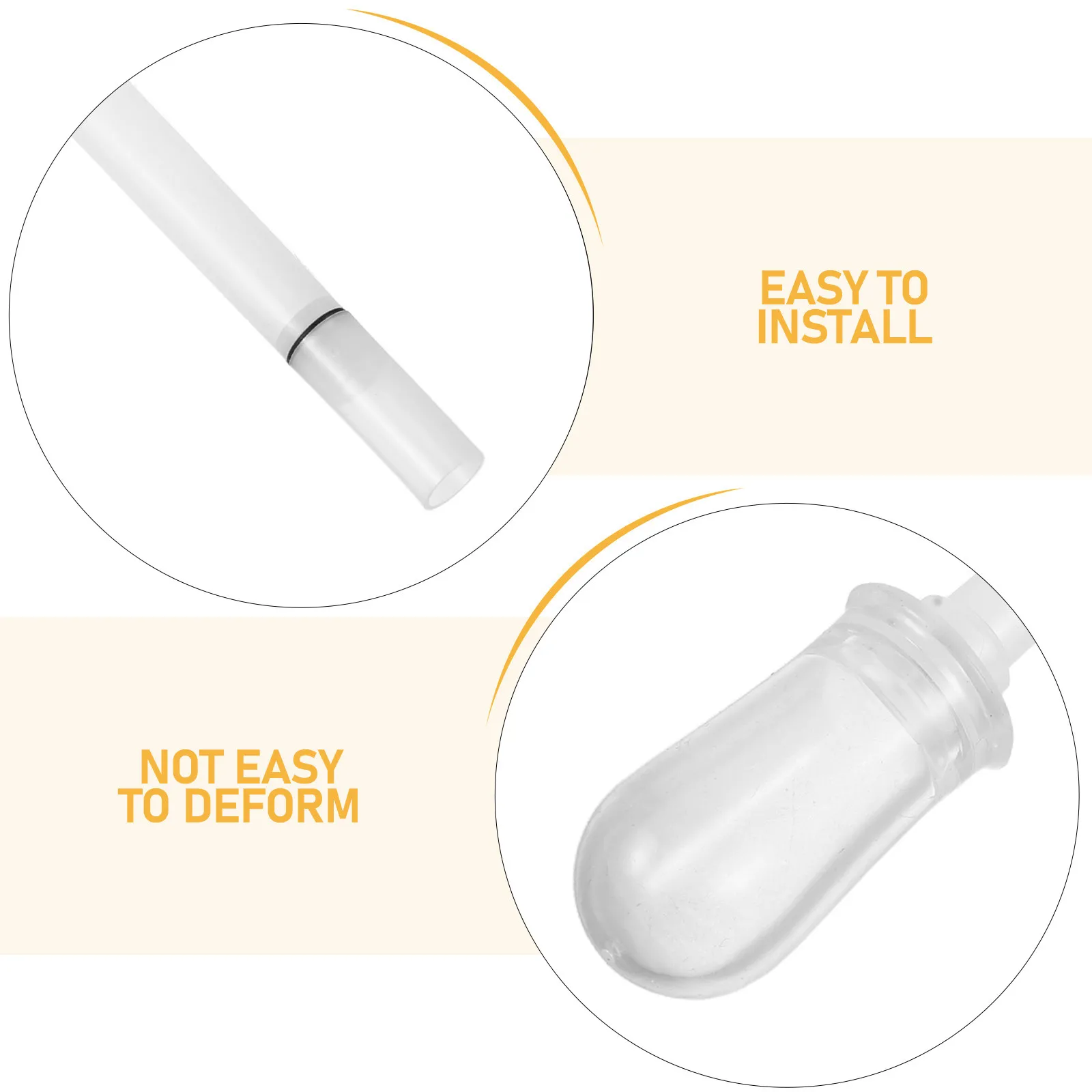 Fountain Pen Cleaning Tool Dropper Style 5.6mm Transparent Reservoir Ink Removal Fountain Pen Cleaner Bulb Home Office