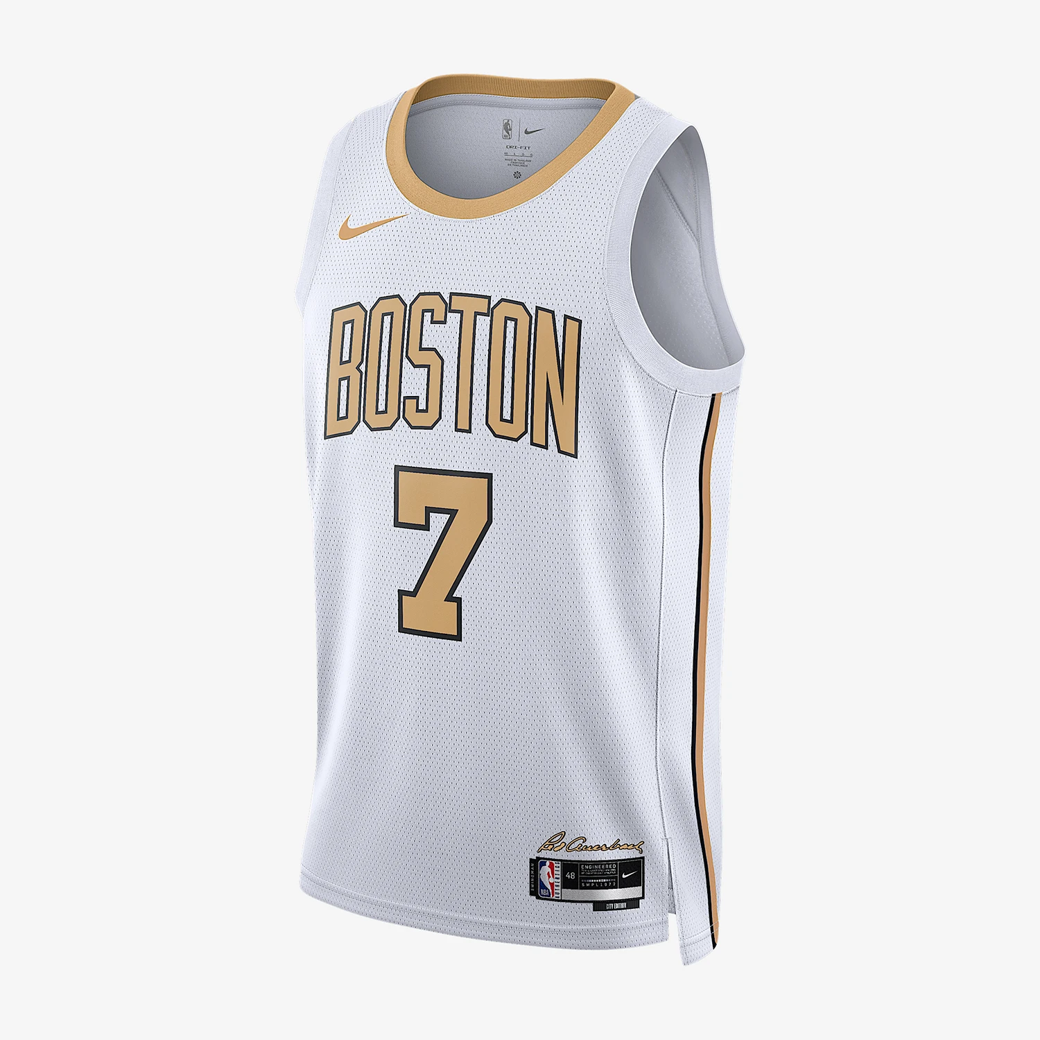 Nike genuine NBA men's breathable printed sports sleeveless vest T-shirt HM5974-105