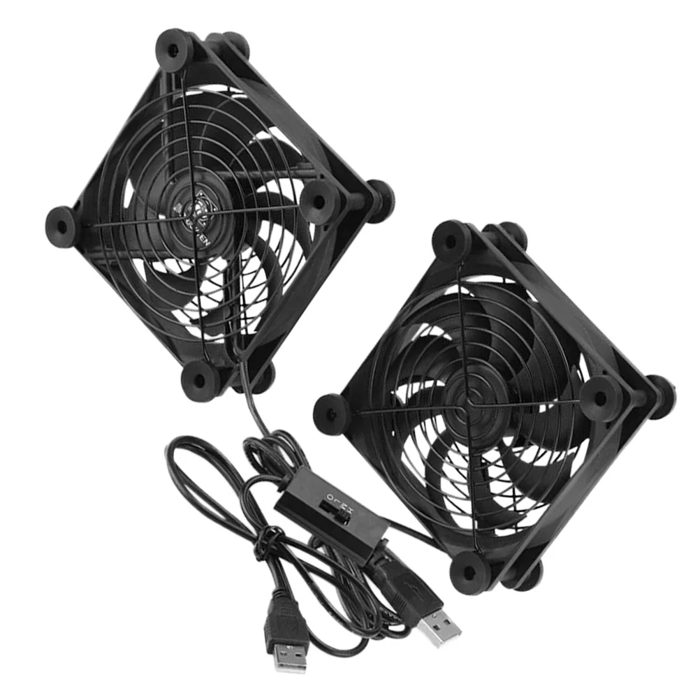 

12 Cm Cooling Fan for USB Computer Case Router Motor Low Noise Durable Saving