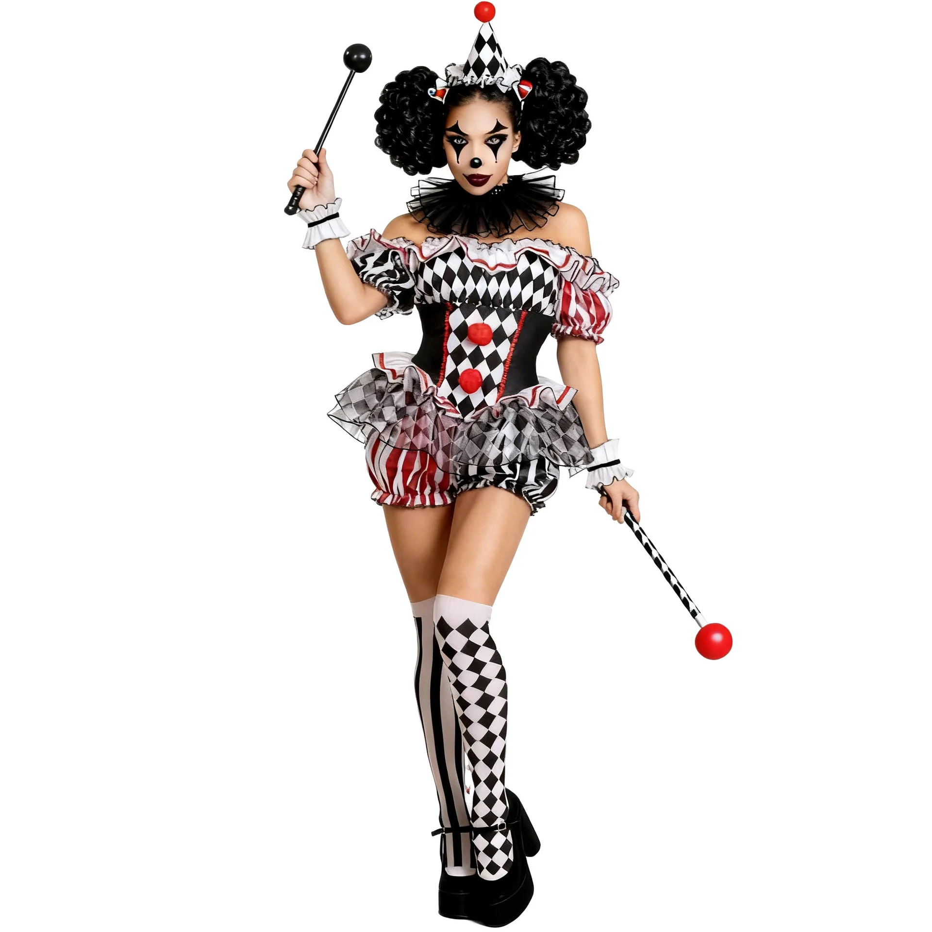 Combinaison Clown Sexy Femme – Dompteuse de Cirque – photo 11
