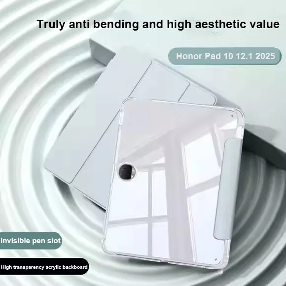 

Hd Acrylic Case For Honor Pad 10 12.1inch HEY3-W00/HEY3-W10 Pad 9 MagicPad 2 GT Pro 12.3 Tablet GT 11.5 2025 X9a V9 X8a X9 Pro