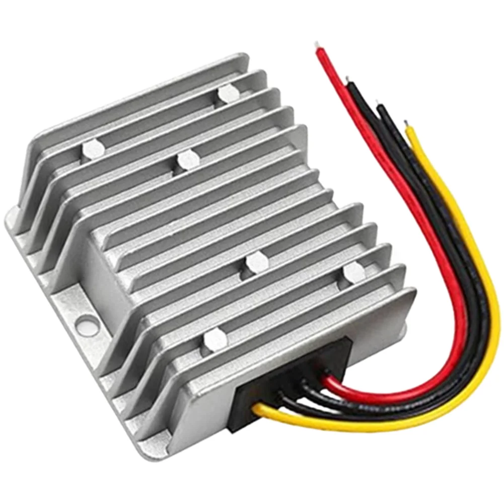 12V 24V To 48V DC DC Boost Converter Voltage Regulator 5A Metal Case IP68 Waterproof For EV Battery Solar Panel LED Display view 3