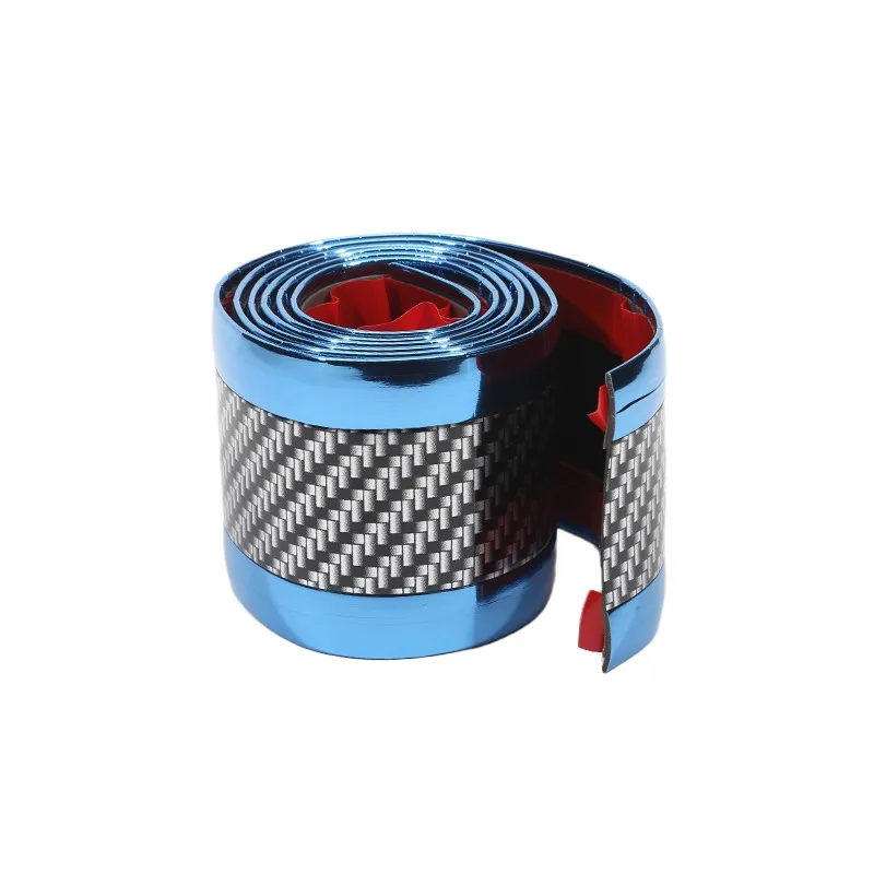 

Car Door Sill Protector Automotive Door Sill Carbon Fiber Bumper Protector Guard Strip Carbon Fiber Car Threshold Protection