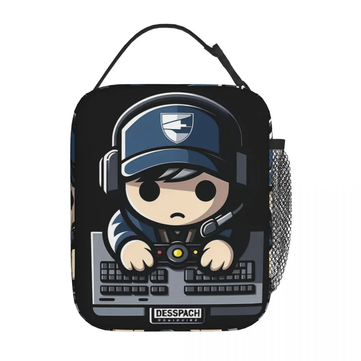 

Dispatch Game Insulated Lunch Bag High Capacity Meal Container Cooler Bag Tote Lunch Box College Picnic Food Storage Bags