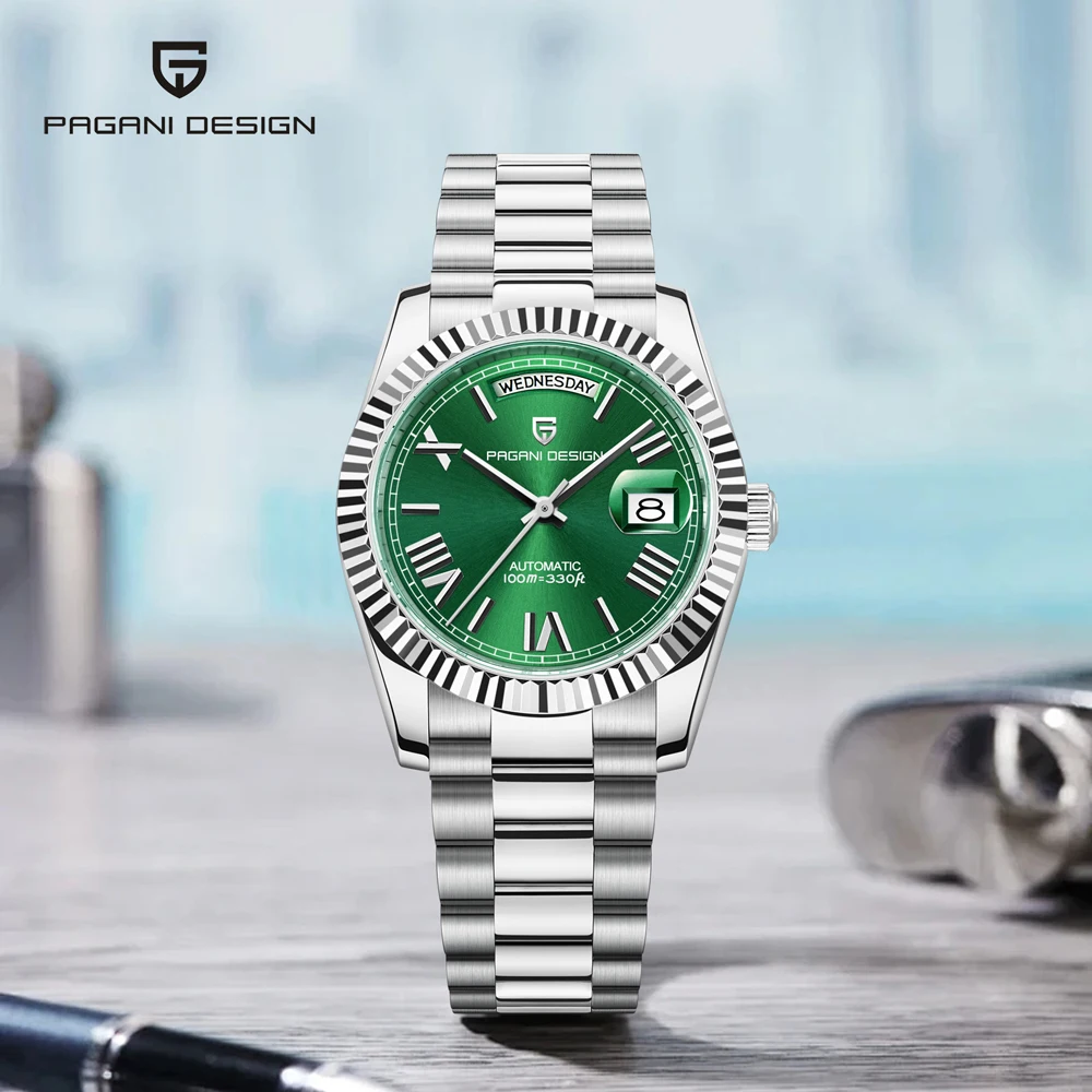 

PAGANI DESIGN New Men's Watch Light Luxury Mechanical Watch For Men AR Sapphire Crystal Calendar Stainless Steel Automatic Clock