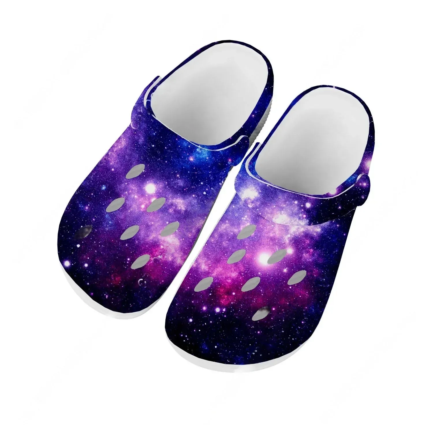 Galaxy Water Shoes Mens Womens Comfortable Fashion Home Garden Clogs Customizd Sandals Beach Breathable Hole Slippers
