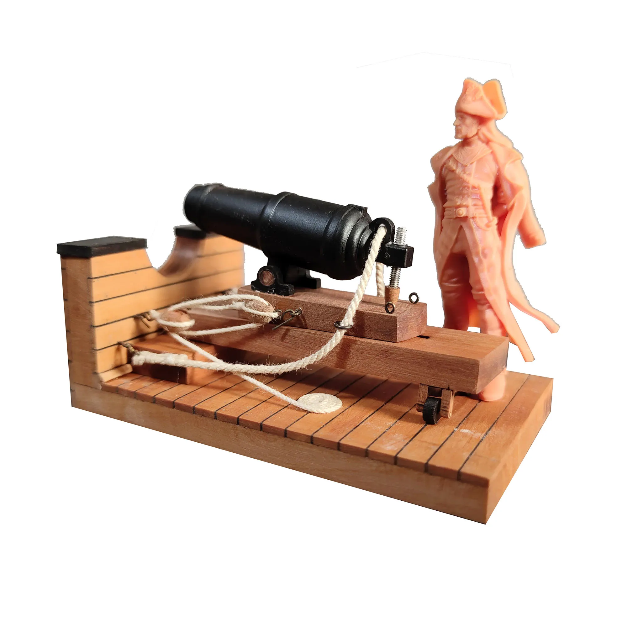 Karon Cannon Scene Model Building Kit Scale 1/32 Ancient Ship Deck Gun Model