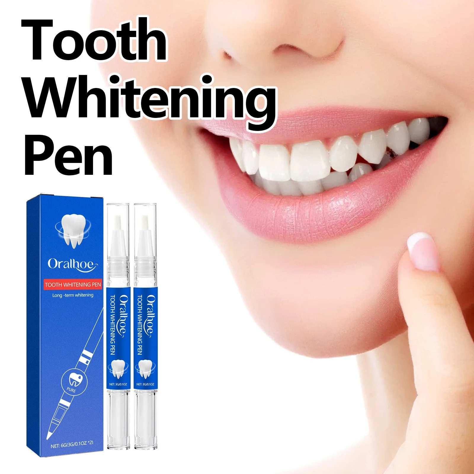 

Beautiful Tooth Pen for Oral and Dental Cleansing Yellow Teeth Smoke Teeth, Removing Stains and Brightening White Teeth Care Pen