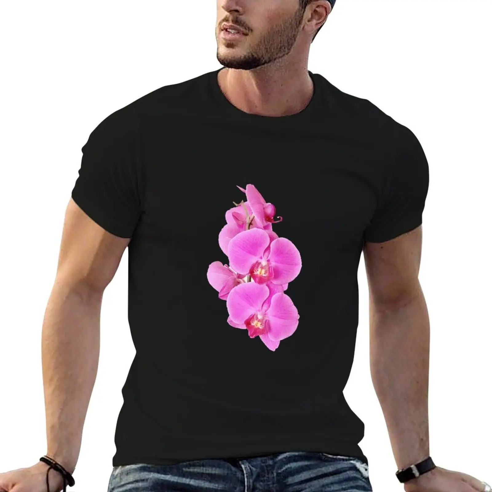 Purple moth orchids T-Shirt sublime oversized graphic tee heavy weight t shirts for men