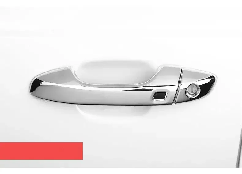 For Kia Sportage QL KX5 2016-2020 Carbon Fiber Chrome Car Door Handle Bowl Cover Trim Sticker Styling Accessories