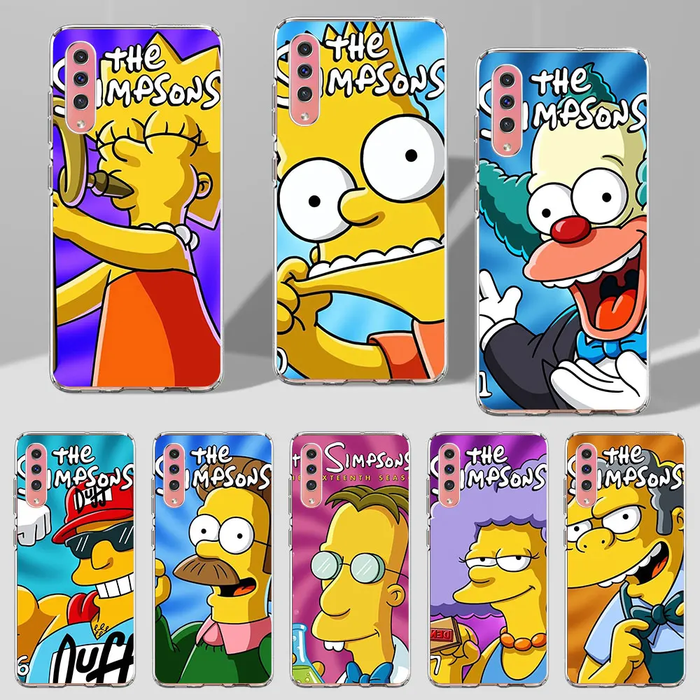 The Simpson Homer Case for Samsung Galaxy A70 A70s A20e A30s A8 A40 A50 A50s A20 A30 A7 A6 2018 A25 A22 TPU Soft Phone Cover