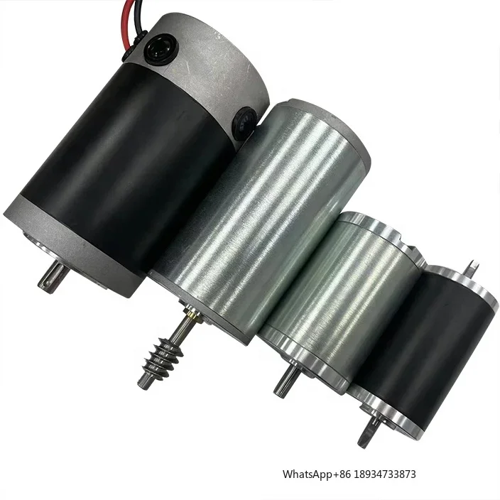 Brushed or Brushless DC Electric Motor 12 24 volt 36 48 volt DC Gear Motor 24v 12v Power 50 watt 100 200 300 watt 500 1000 watt