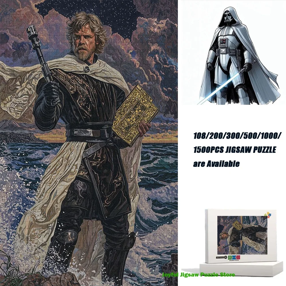 

Star Wars Cartoon Character Comic Jigsaw Puzzle Decompression Educational Toy Premium Gift for Fan Holiday Birthday Party Decor