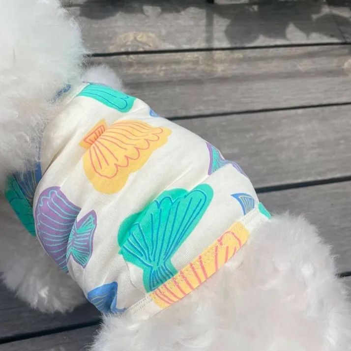 Ropa de Verano para Perros y Gatos, Camiseta sin Mangas, Tipo Sling, para Perros Pequeños, Poodle, Pomeranian, Yorkie