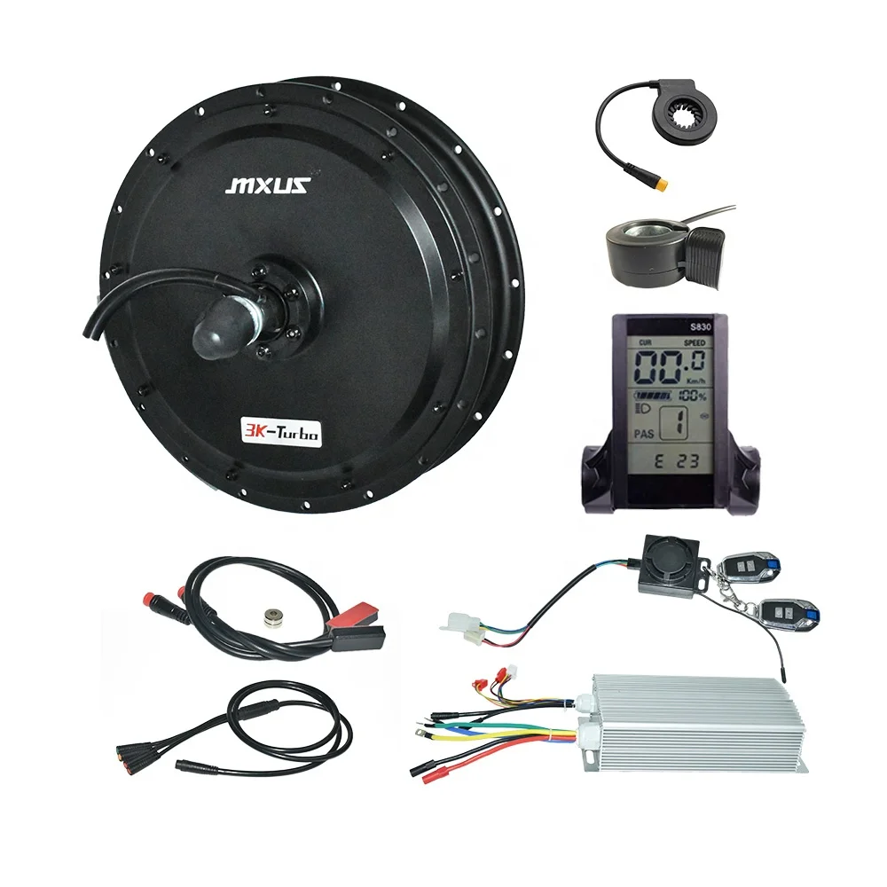 MXUS Electric Bike 135mm Motorcycle 72V 80A 100A 3000w Ebike Hub Motor Conversion Kit