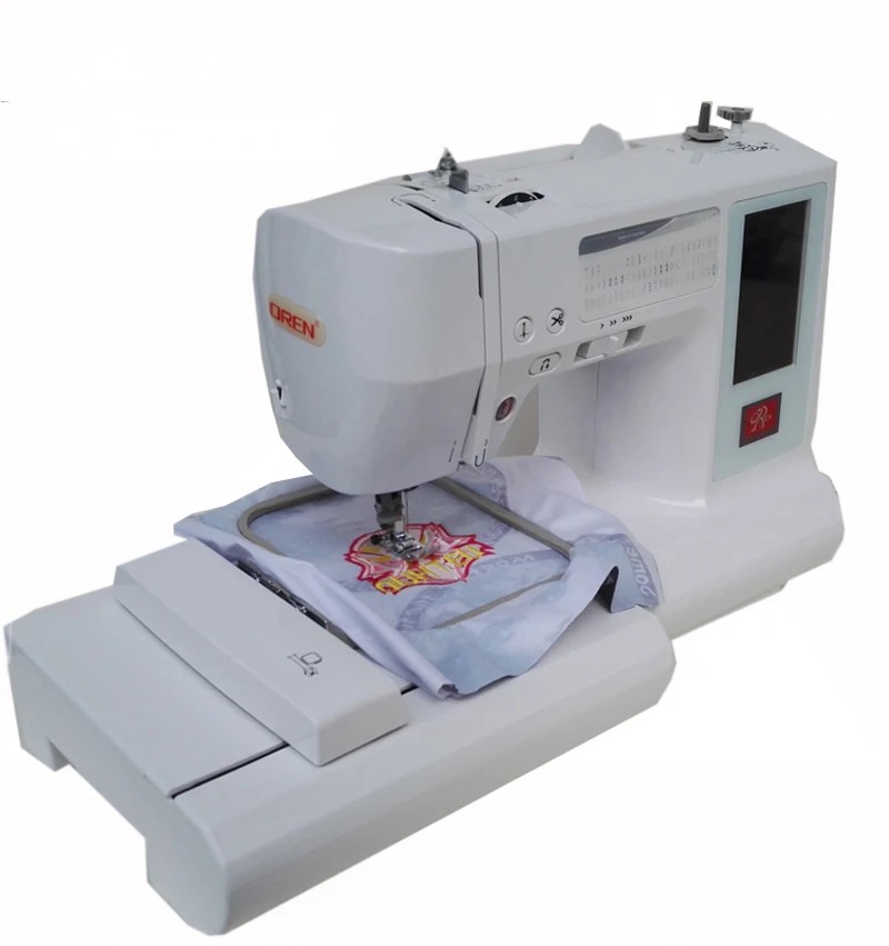 

New Portable Computerized Sewing & Embroidery Machine with Bearing & Motor for Household Clothing Hole-Stitching RN-13520