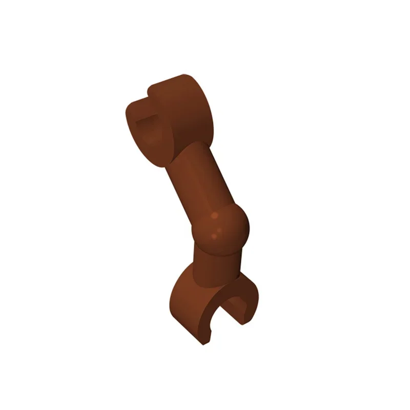 

Gobricks 100 г, совместимые с маленькими кирпичами MOC 93061, строительные блоки, изогнутые детали в виде скелета с зажимами по 90 градусов ° Модель игрушек своими руками