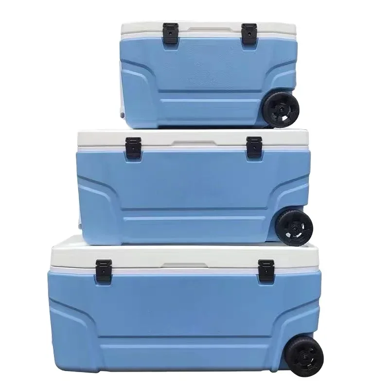 

65L Plastic OEM Ice Chest Cooler Box for Hiking Ice Cooler Box