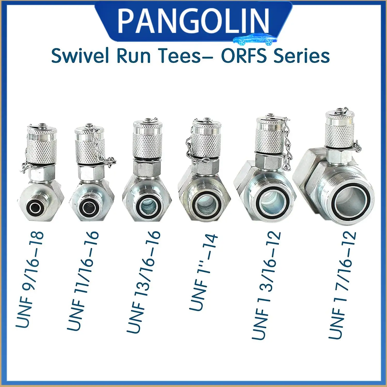 

PANGOLIN ORFS Поворотный тройник, комплект оцинкованной стали для экскаваторов и строительной техники, гидравлической системы