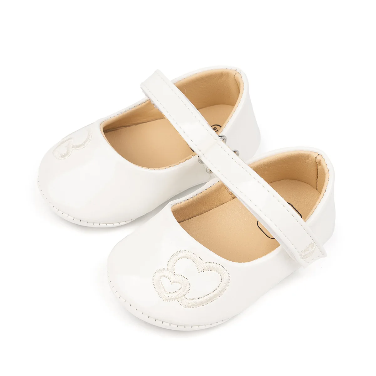 

Детская повседневная обувь. Туфли на низком каблуке для малышей. Туфли из искусственной кожи. Весенняя обувь для девочек. Нескользящие белые туфли на липучке. Размер 11–13 см.