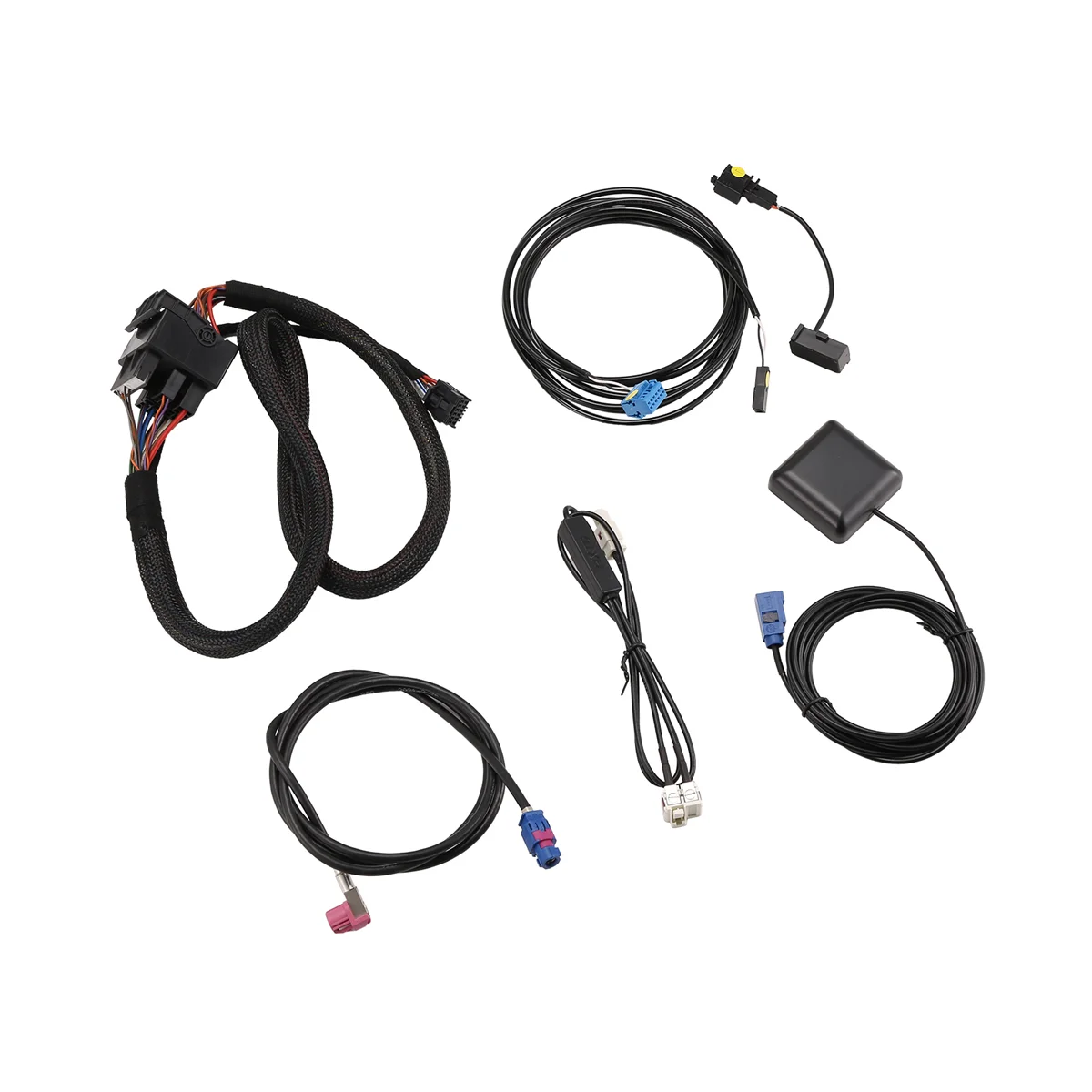 For Golf 7 MK7 B8 6C MIB Radio Adapter Cable Wire Harness Testing Platform with 2 to 1 Cable