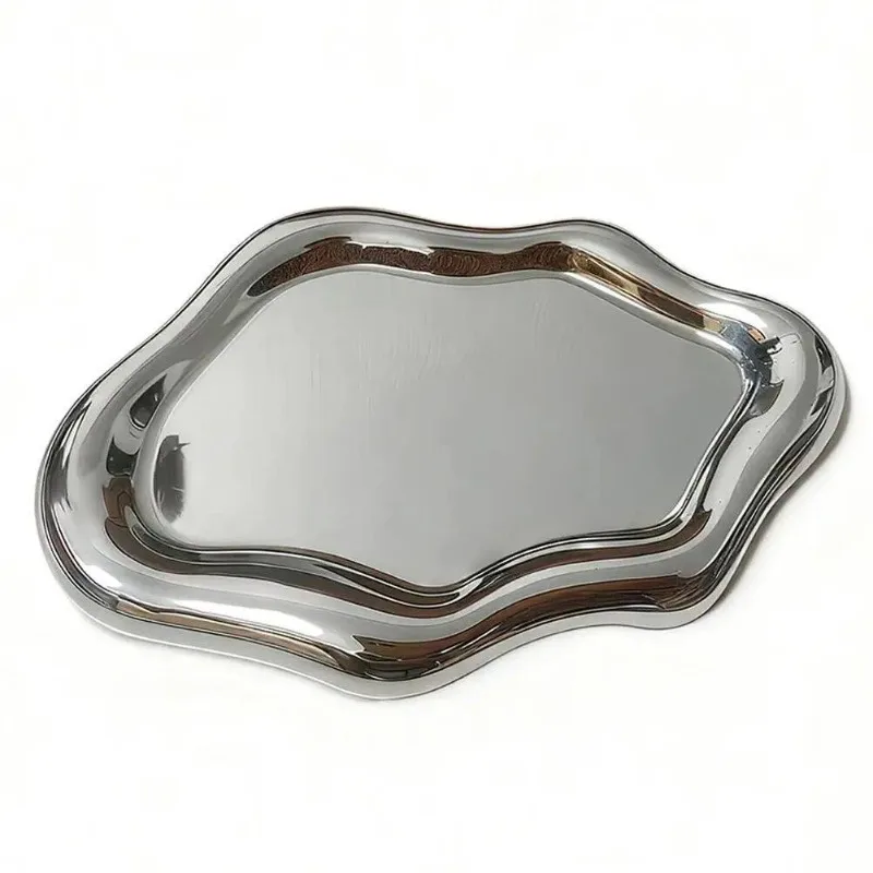 1Pc Simple Stylish Cloud Shaped Ceramic Jewelry Tray Desktop Earring Ring Bracelet Storage Display Decor Accessory