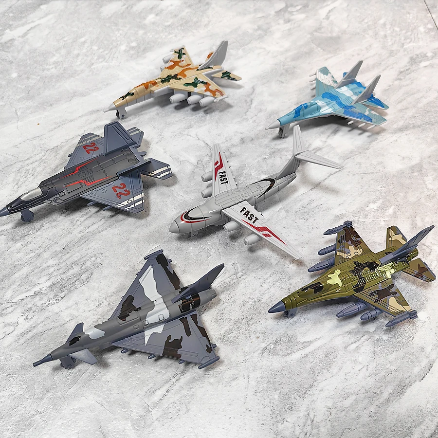 Children's Aircraft Carrier Model - Simulation Inertial Aircraft Fighter Aircraft Decoration Warship Model Ornament Toy
