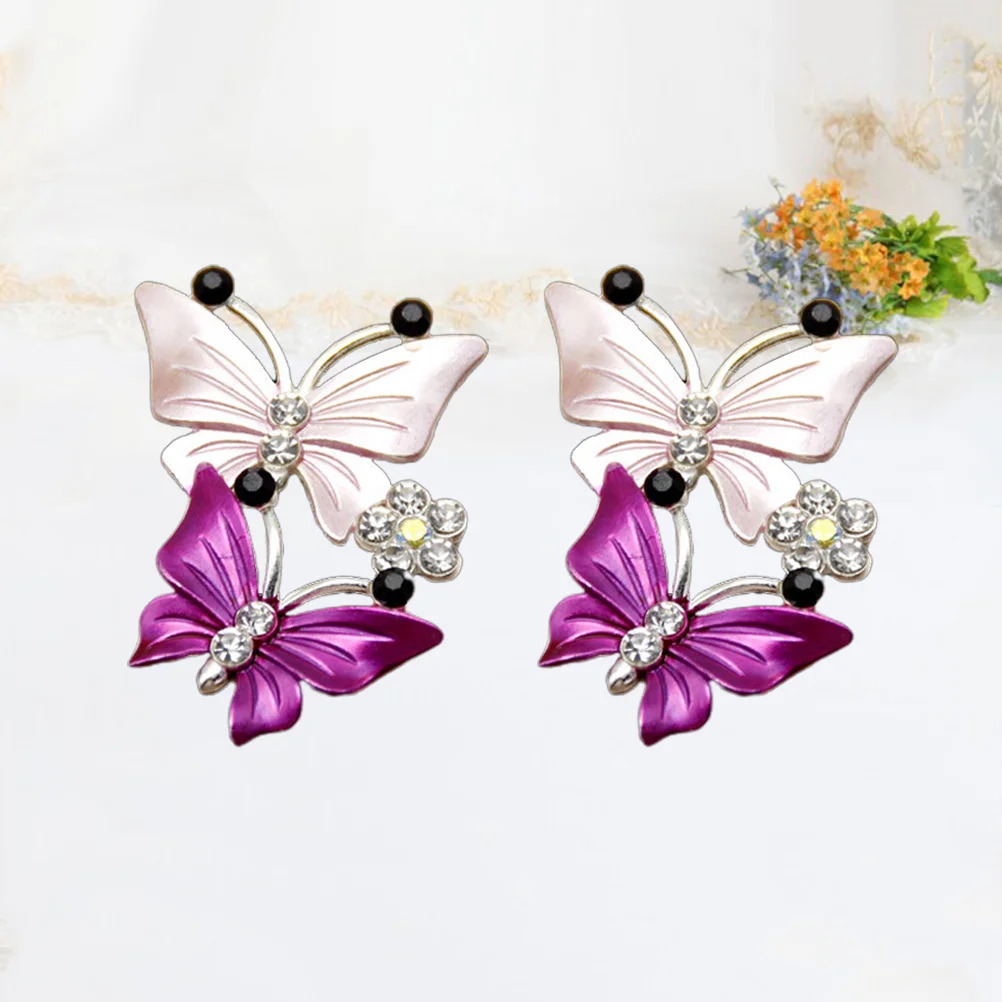 

2Pcs Car Delicate Air Freshener Perfume Clip Cartoon Auto Fragrance Smell Diffuser Automobiles Shaped Vents Scent Clamp(Rosy)