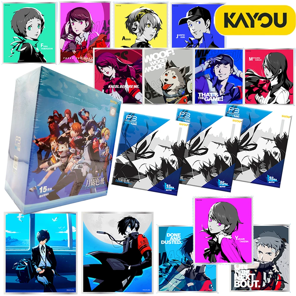 

Kayou натуральная коллекционная карта Persona3, изысканная игровая карта, подарок, классический персонаж Aegis Yukari Takeba, детские игрушки высокого качества