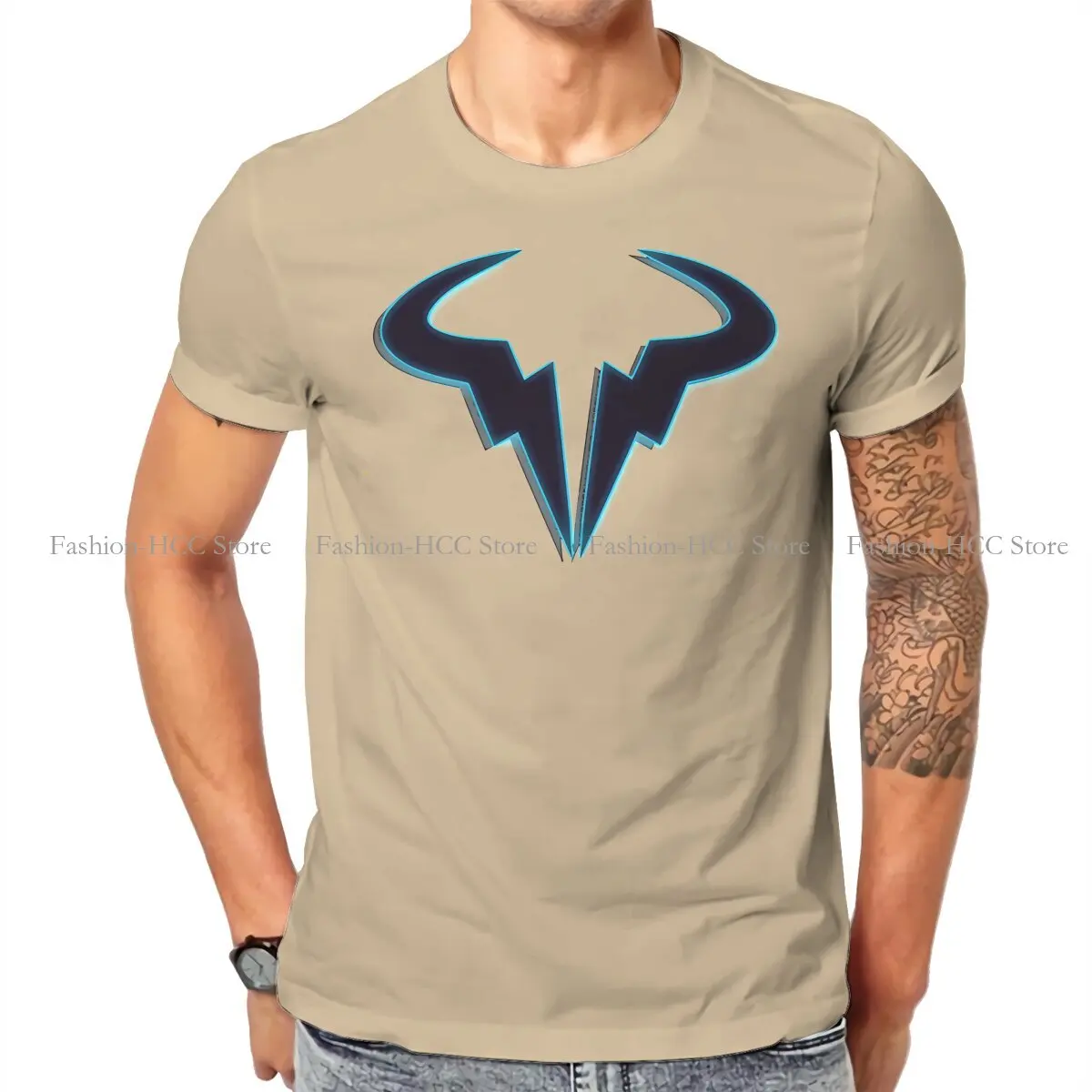 تصميم خاص تي شيرت رافائيل نادال مريح برسومات إبداعية وأكمام قصيرة #5